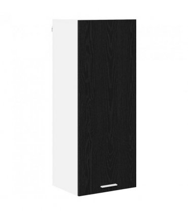 vidaXL Hanging Cabinet Black Oak 40 x 31 x 100 cm Engineered Wood — Model: 1x hanging cabinet (1 door) 40 cm wide 100 cm high