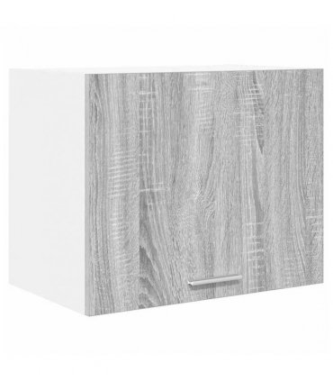 vidaXL Hanging Cabinet 2 pcs Grey Sonoma and White 50 x 31 x 40 cm — Model: 2x hanging cabinet (1 door) 50 cm wide 40 cm high