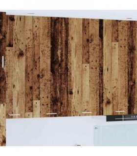 vidaXL Hanging Cabinet Old Wood 80 x 31 x 100 cm Engineered Wood — Model: 1x hanging cabinet (2 doors) 80 cm wide 100 cm high