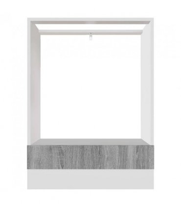 vidaXL Oven Cabinet Lyon Grey Sonoma 60x46x81.5 cm Engineered Wood — Model: 1x oven cabinet 60 cm