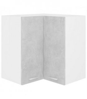 vidaXL Hanging Corner Cabinet Lyon Concrete Grey 57x57x60 cm Engineered — Model: 1x hanging corner cabinet 57 cm wide 60 cm high