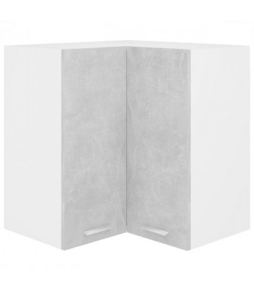 vidaXL Hanging Corner Cabinet Lyon Concrete Grey 57x57x60 cm Engineered — Model: 1x hanging corner cabinet 57 cm wide 60 cm high