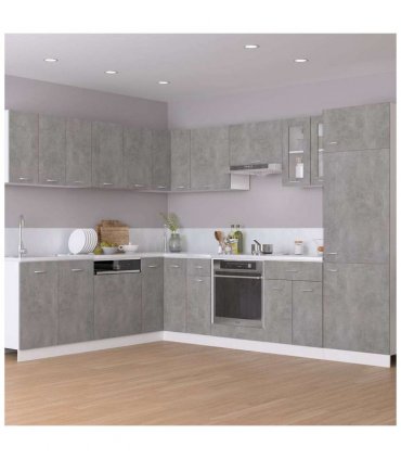 vidaXL Hanging Corner Cabinet Lyon Concrete Grey 57x57x60 cm Engineered — Model: 1x hanging corner cabinet 57 cm wide 60 cm high