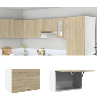 vidaXL Hanging Cabinet Lyon Sonoma Oak 60x31x40 cm Engineered Wood — Model: 1x hanging cabinet (1 flap door) 60 cm