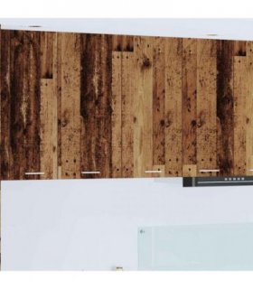 vidaXL Hanging Cabinet Old Wood 80 x 31 x 80 cm Engineered Wood — Model: 1x hanging cabinet (2 doors) 80 cm wide 80 cm high