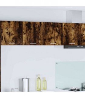vidaXL Hanging Cabinet Smoked Oak 80 x 31 x 40 cm Engineered Wood — Model: 1x hanging cabinet (2 doors) 80 cm wide 40 cm high