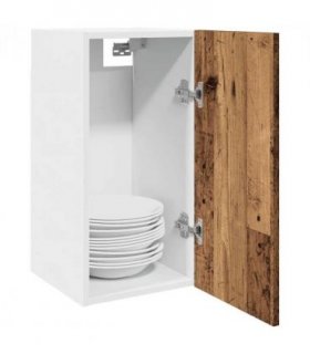 vidaXL Hanging Cabinet Lyon Old Wood 30x31x60 cm Engineered Wood — Model: 1x hanging cabinet (1 door) 30 cm wide 60 cm high
