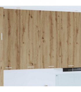 vidaXL Hanging Cabinet Artisan Oak 80 x 31 x 100 cm Engineered Wood — Model: 1x hanging cabinet (2 doors) 80 cm wide 100 cm high