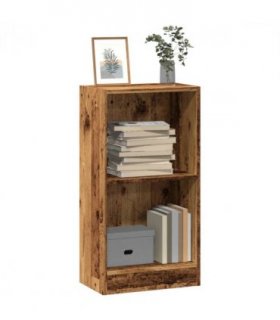 vidaXL Bookcase Old Wood 40x24x76 cm Engineered Wood