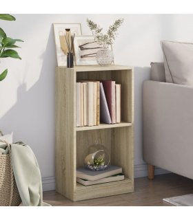 vidaXL Bookshelf Sonoma Oak 40x24x75 cm Engineered Wood