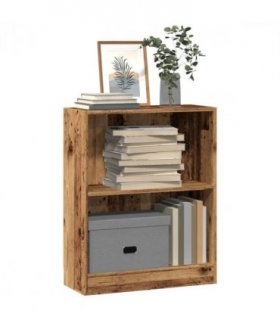 vidaXL Bookcase Old Wood 60x24x76 cm Engineered Wood