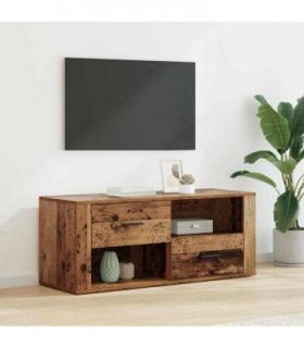 vidaXL TV Cabinet Old Wood 100 x 35 x 40 cm Engineered Wood — V0672035457