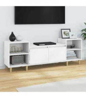 vidaXL TV Cabinet White 160x35x55 cm Engineered Wood