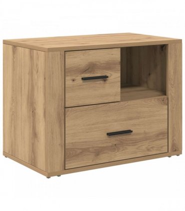 vidaXL Bedside Cabinet Artisan Oak 35 x 60 x 50 cm Engineered Wood