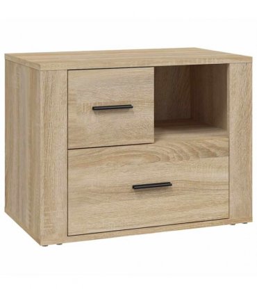 vidaXL Bedside Cabinet Sonoma Oak 60x36x45 cm Engineered Wood