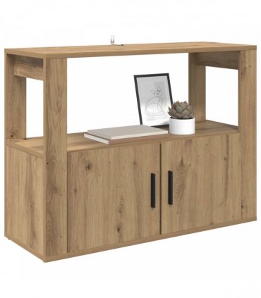 vidaXL Sideboard Artisan oak 80 x 30 x 60 cm Engineered wood