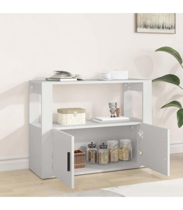 vidaXL Sideboard White 80x30x60 cm Engineered Wood