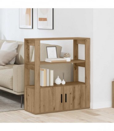 vidaXL Sideboard Artisan oak 30 x 80 x 90 cm Engineered wood