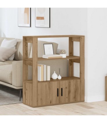 vidaXL Sideboard Artisan oak 30 x 80 x 90 cm Engineered wood