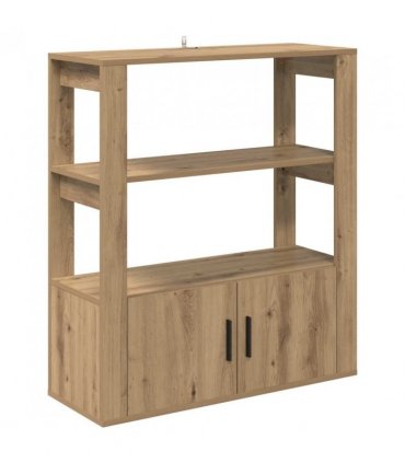 vidaXL Sideboard Artisan oak 30 x 80 x 90 cm Engineered wood