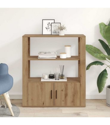 vidaXL Sideboard Artisan oak 30 x 80 x 90 cm Engineered wood