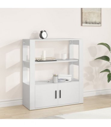 vidaXL Sideboard White 80x30x90 cm Engineered Wood