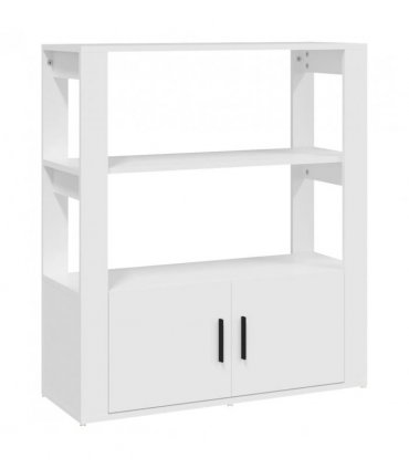 vidaXL Sideboard White 80x30x90 cm Engineered Wood