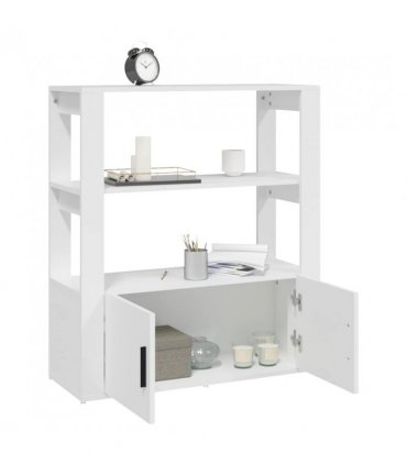 vidaXL Sideboard White 80x30x90 cm Engineered Wood