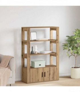 vidaXL Sideboard Artisan oak 30 x 80 x 119.5 cm Engineered wood