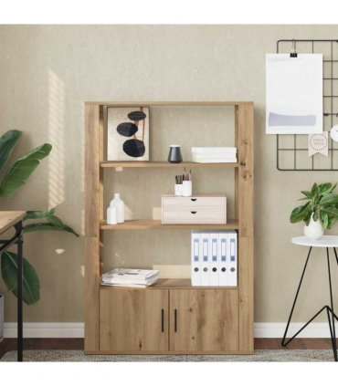 vidaXL Sideboard Artisan oak 30 x 80 x 119.5 cm Engineered wood
