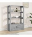 vidaXL Sideboard Grey Sonoma 80x30x119.5 cm Engineered Wood