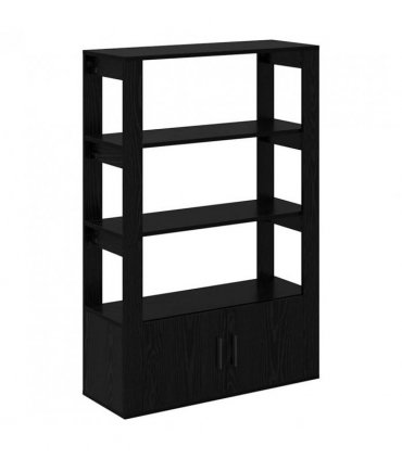 vidaXL Sideboard Black oak 30 x 80 x 119.5 cm Engineered wood