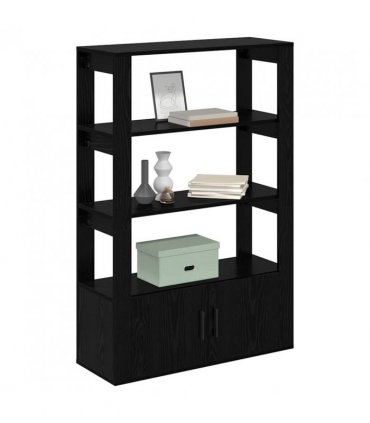 vidaXL Sideboard Black oak 30 x 80 x 119.5 cm Engineered wood