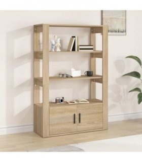 vidaXL Sideboard Sonoma Oak 80x30x119.5 cm Engineered Wood