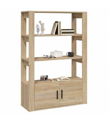 vidaXL Sideboard Sonoma Oak 80x30x119.5 cm Engineered Wood