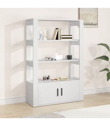 vidaXL Sideboard White 80x30x119.5 cm Engineered Wood