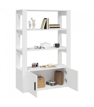 vidaXL Sideboard White 80x30x119.5 cm Engineered Wood