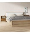 vidaXL Bedside Cabinets 2 pcs Smoked Oak 40x35x50 cm
