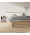 vidaXL Bedside Cabinets 2 pcs Grey Sonoma 40x35x50 cm