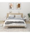 vidaXL Bedside Cabinets 2 pcs White 40x35x50 cm