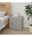 vidaXL Bedside Cabinet Concrete Grey 50x39x47 cm