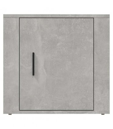 vidaXL Bedside Cabinet Concrete Grey 50x39x47 cm