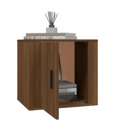 vidaXL Bedside Cabinets 2 pcs Brown Oak 50x39x47 cm