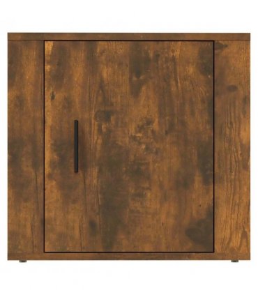 vidaXL Bedside Cabinet Smoked Oak 50x39x47 cm — V0672035861