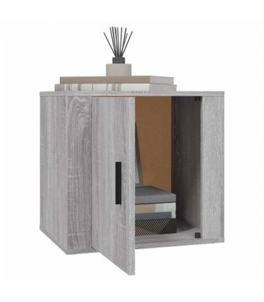 vidaXL Bedside Cabinets 2 pcs Grey Sonoma 50x39x47 cm