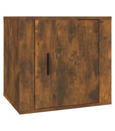 vidaXL Bedside Cabinets 2 pcs Smoked Oak 50x39x47 cm