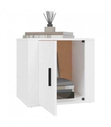 vidaXL Bedside Cabinets 2 pcs White 50x39x47 cm
