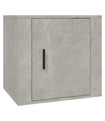 vidaXL Bedside Cabinets 2 pcs Concrete Grey 50x39x47 cm