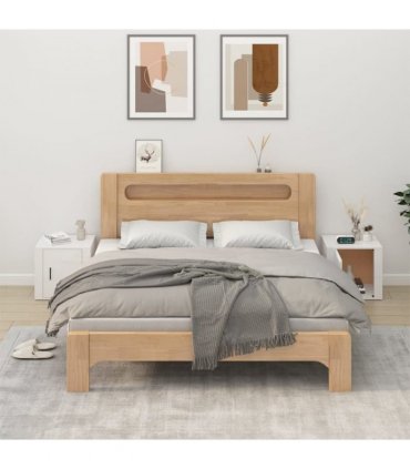 vidaXL Bedside Cabinets 2 pcs High Gloss White 50x39x47 cm