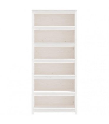 vidaXL Book Cabinet White 80x35x183 cm Solid Wood Pine